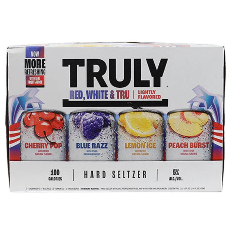 Truly Red,white & Tru 12ooz 12pack Cans