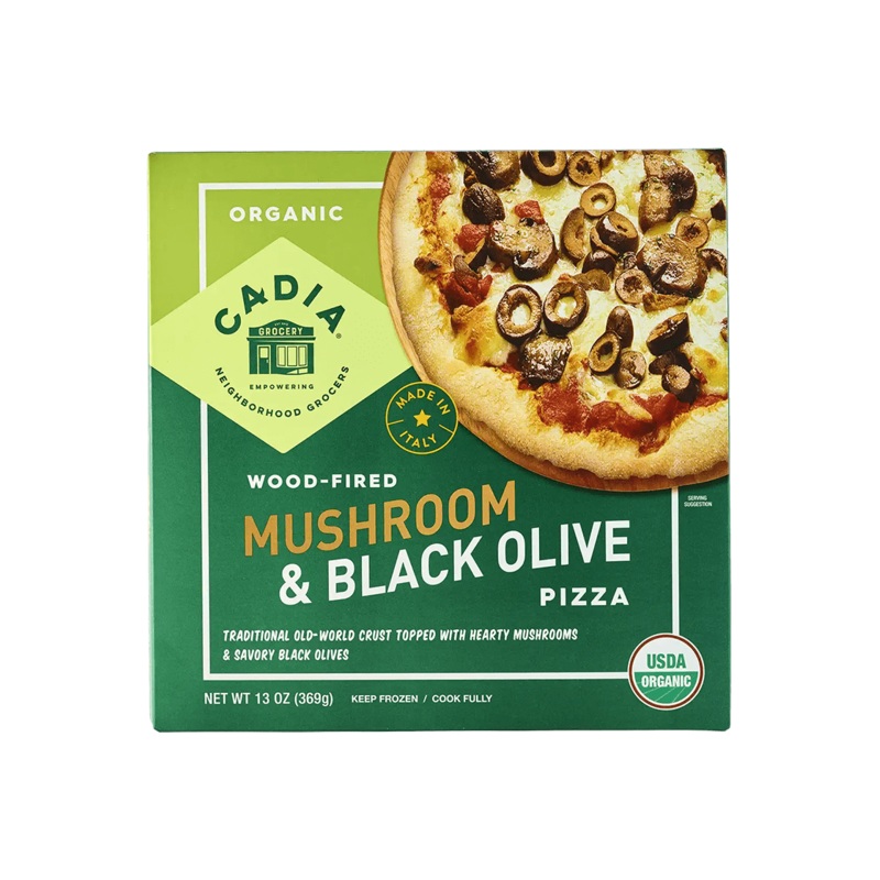CADIA Mushroom & Black Olive Wood-Fired Pizza