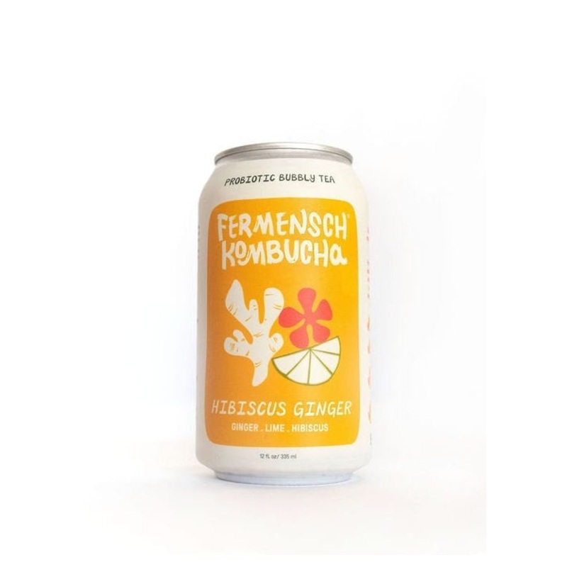 FERMENSCH KOMBUCHA Hibiscus Ginger