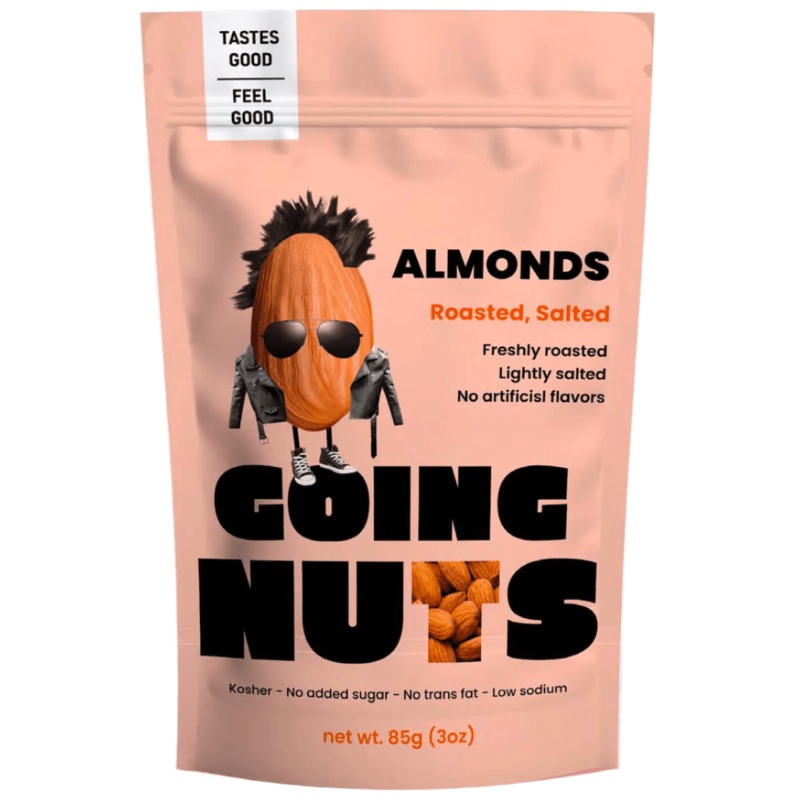 GOING NUTS Roasted Salted Almonds