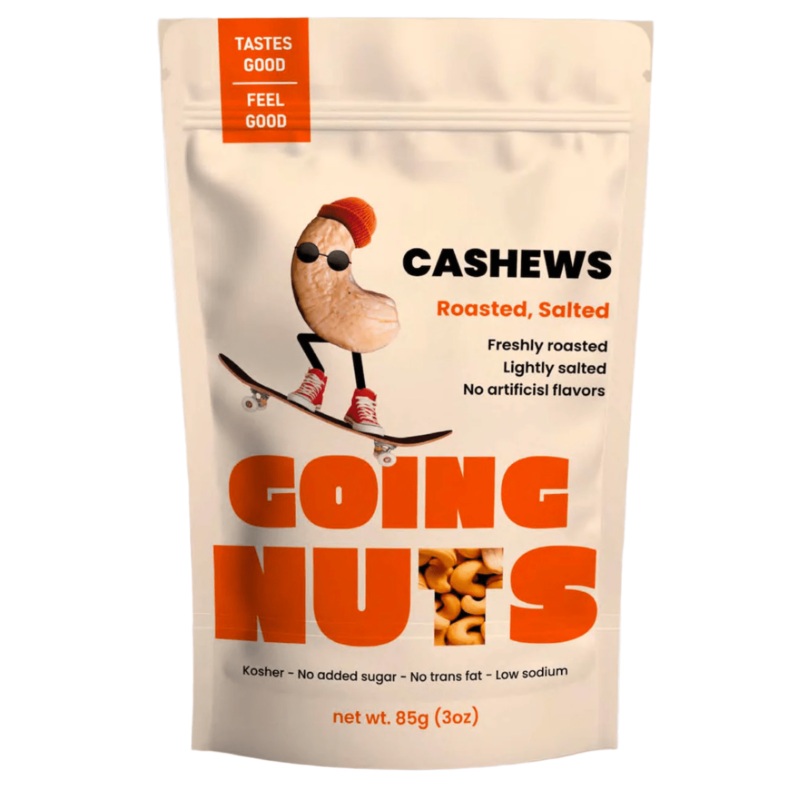 GOING NUTS Roasted Salted Cashews