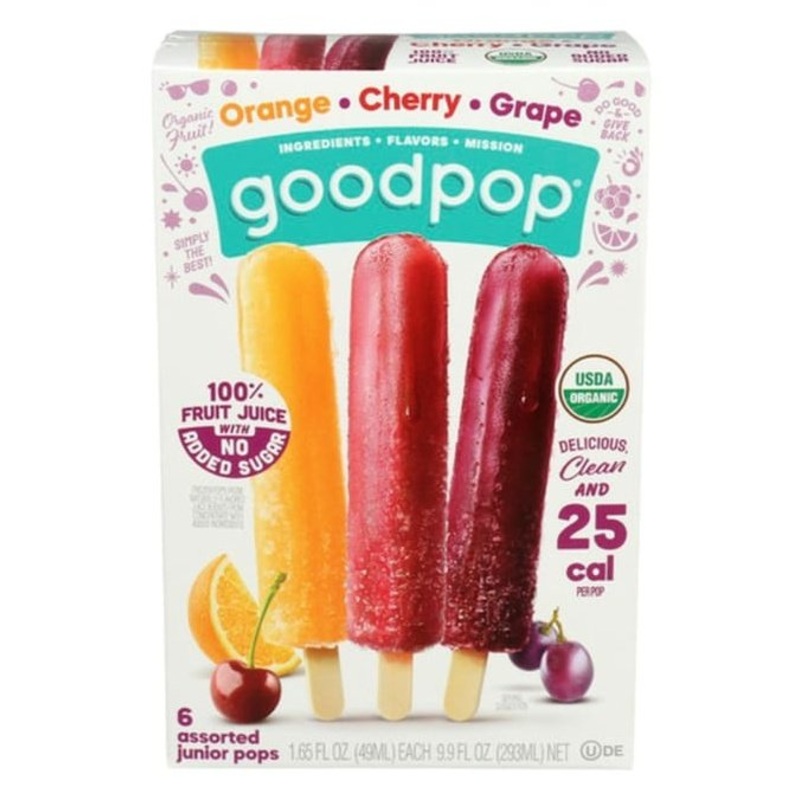 GOODPOP Assorted Freezer Pops 6pk