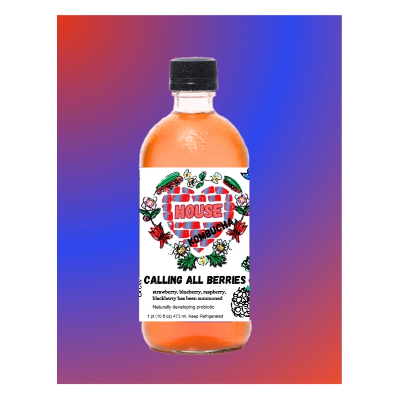 HOUSE KOMBUCHA Calling All Berries