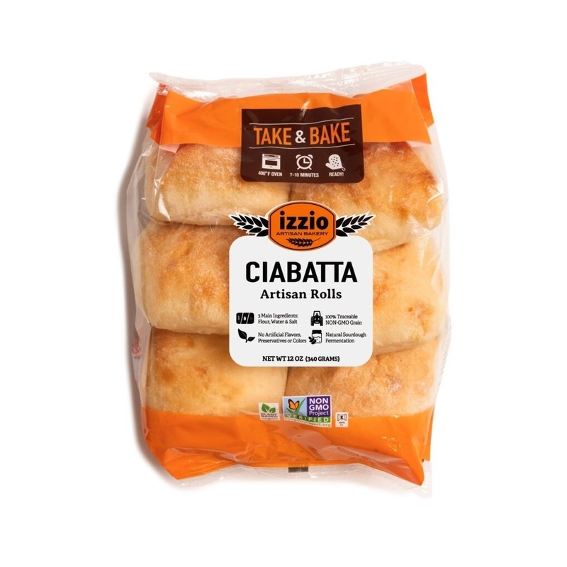 IZZIO Ciabatta Artisan Rolls