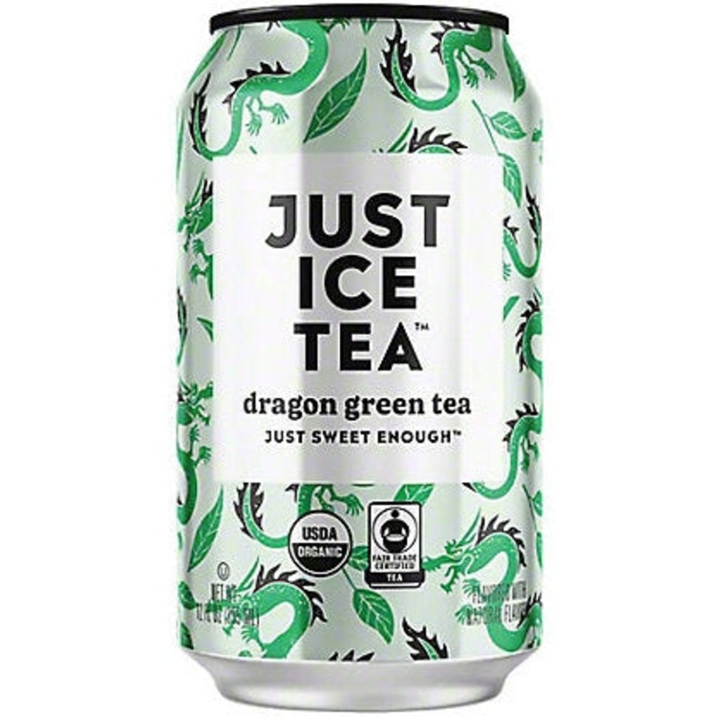 JUST ICE TEA Dragon Green Tea Can