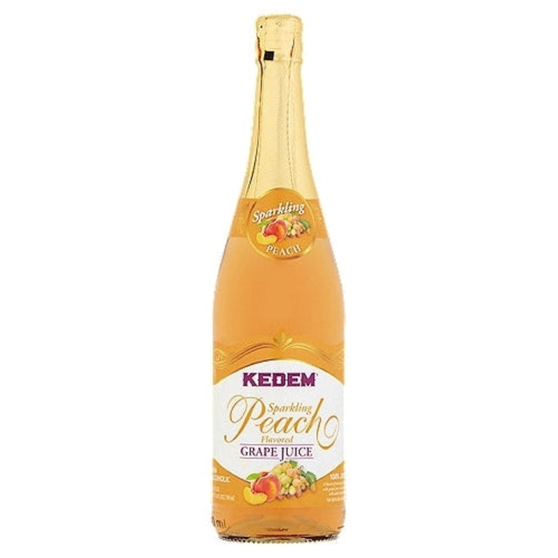 KEDEM Sparkling Peach Flavored Grape Juice