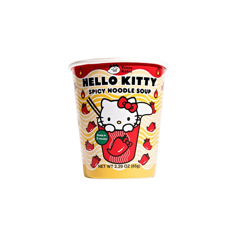PRINCE KATSU Hello Kitty Spicy Noodle Soup