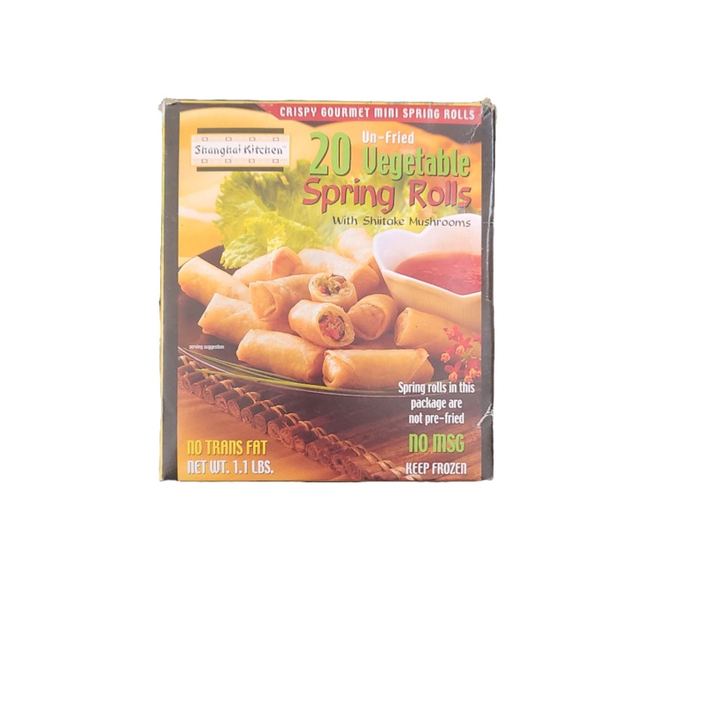 SHANGHAI KITCHEN Vegetable Spring Rolls 20pc