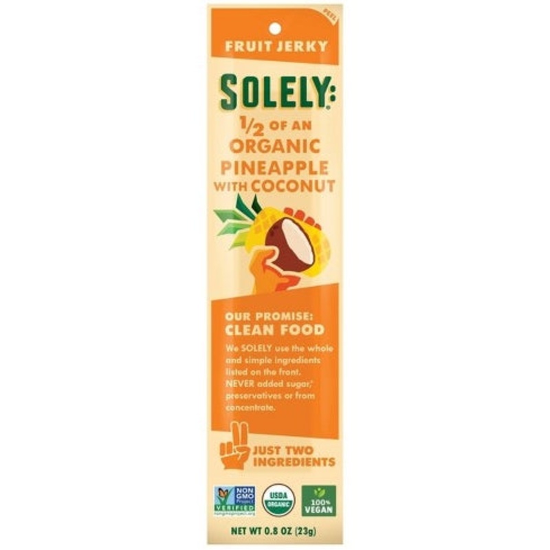 SOLELY Pineapple With Coconut Fruit Jerky
