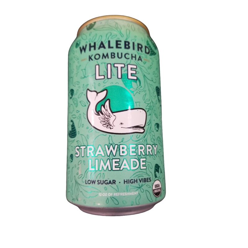 Whalebird Kombucha Strwbry Limeade