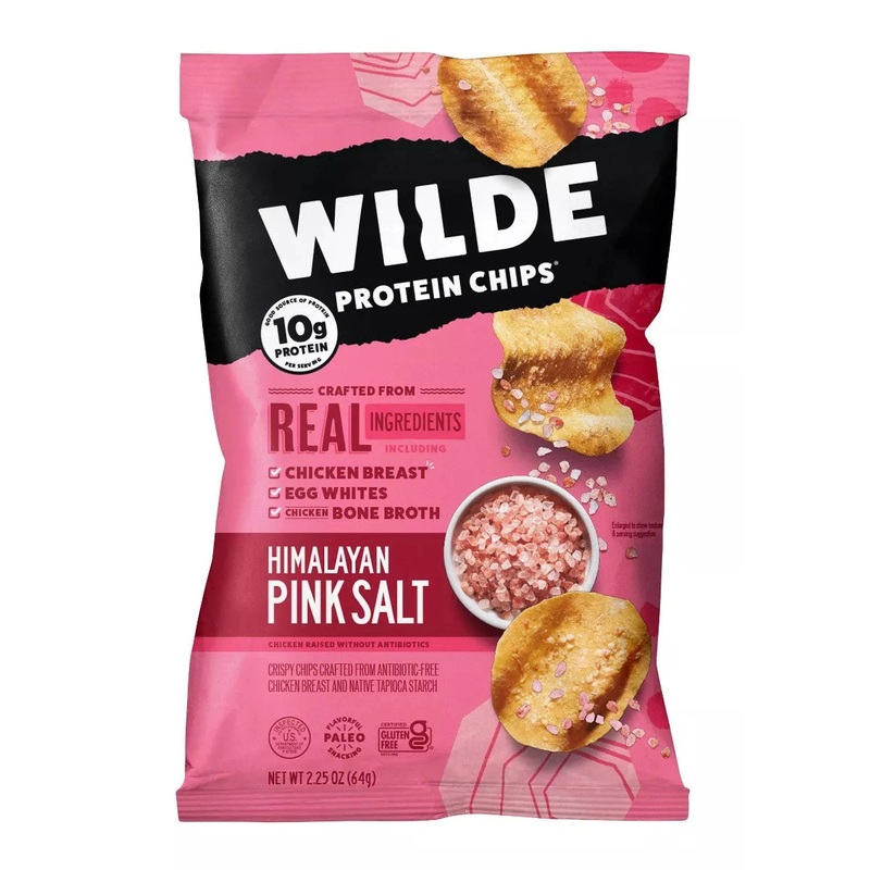 WILDE SNACKS Himalayan Pink Salt Style Protein Chips 2.25 oz