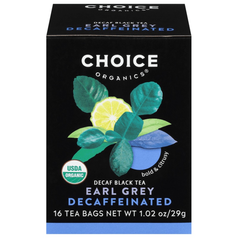 CHOICE ORGANICS Organic Decaf Earl Grey Black Tea