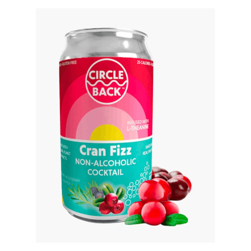 CIRCLE BACK Cran Fizz Non-Alcoholic Cocktail