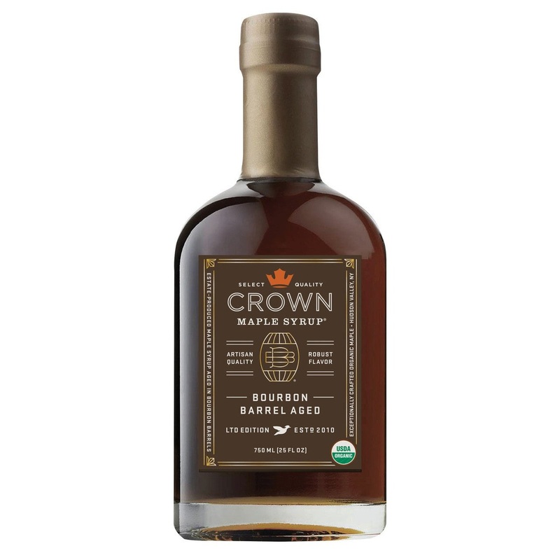 CROWN MAPLE Organic Bourbon Barrel Aged Syrup