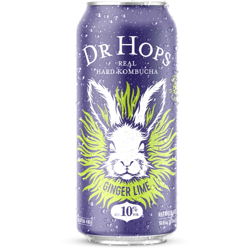 DR. HOPS Ginger Lime Hard Kombucha
