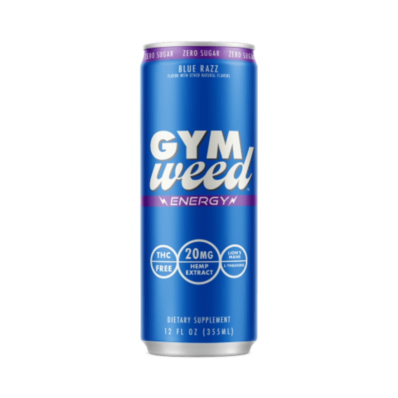 GYM WEED Blue Razz Energy Drink