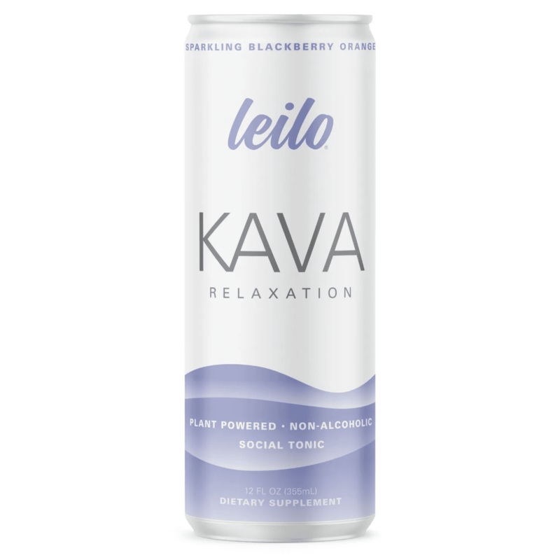 LEILO Kava Relaxation Sparkling Blackberry Orange