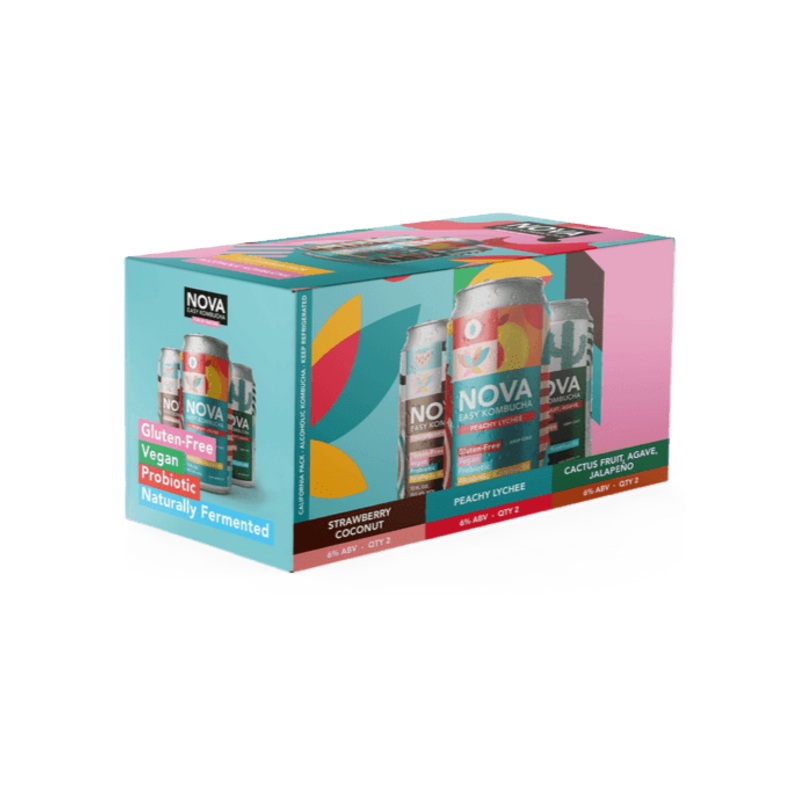 NOVA Hard Kombucha California Variety Pack