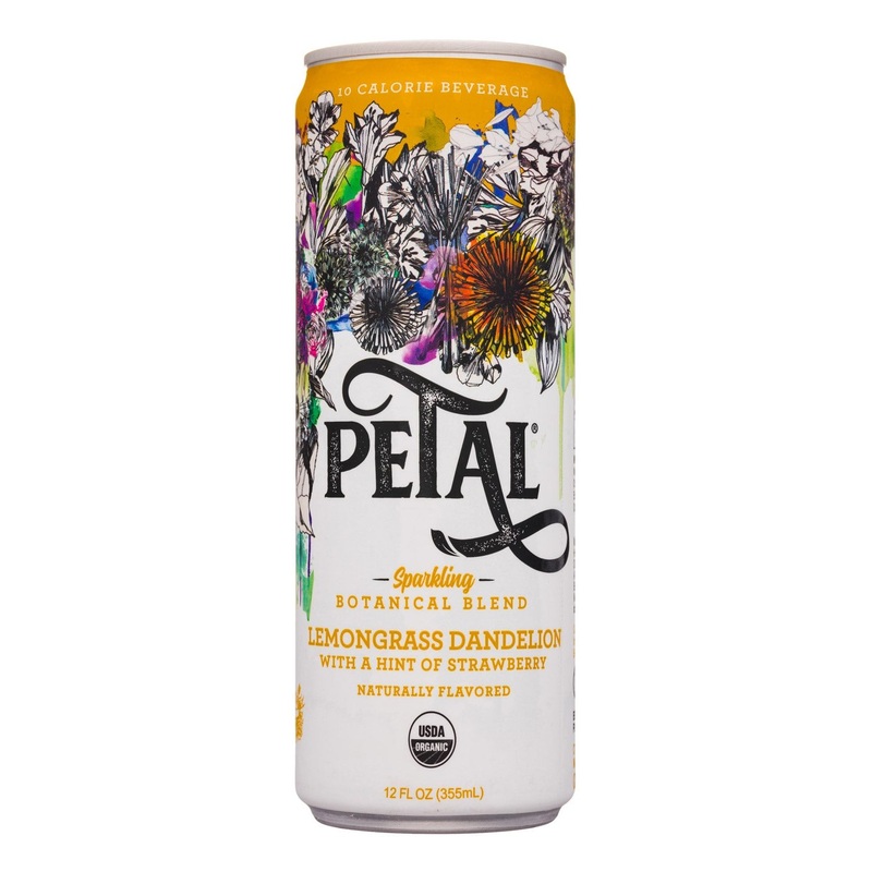 PETAL Sparkling Strawberry Lemongrass Dandelion