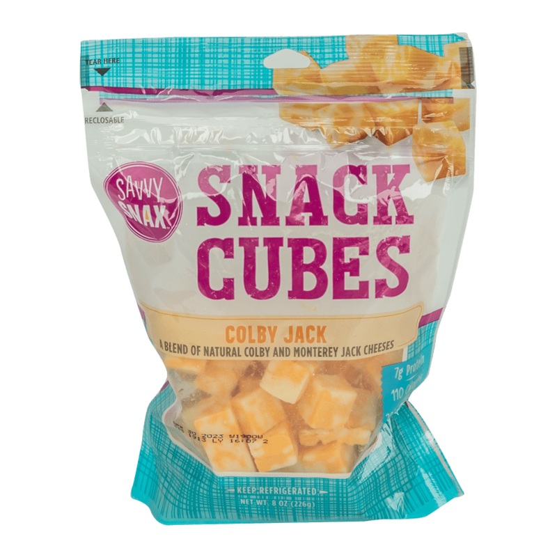 SAVVY SNAX Colby Jack Snack Cubes