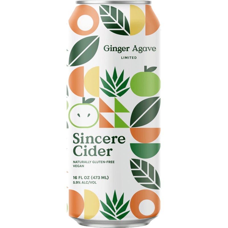 SINCERE CIDER Ginger Agave