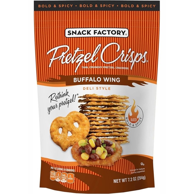 SNACK FACTORY Pretzel Crisps Buffalo Wings