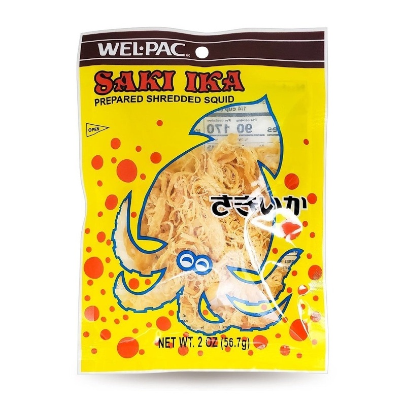 WEL-PAC Ika Saki Shredded Squid Cuttlefish 2oz