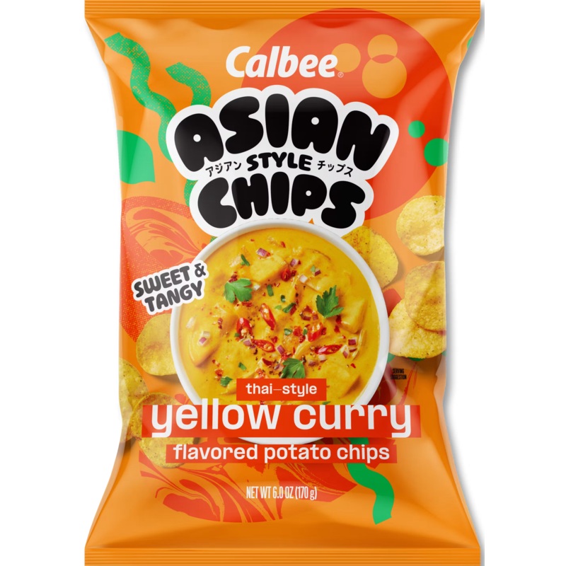 CALBEE Yellow Thai Curry Chips
