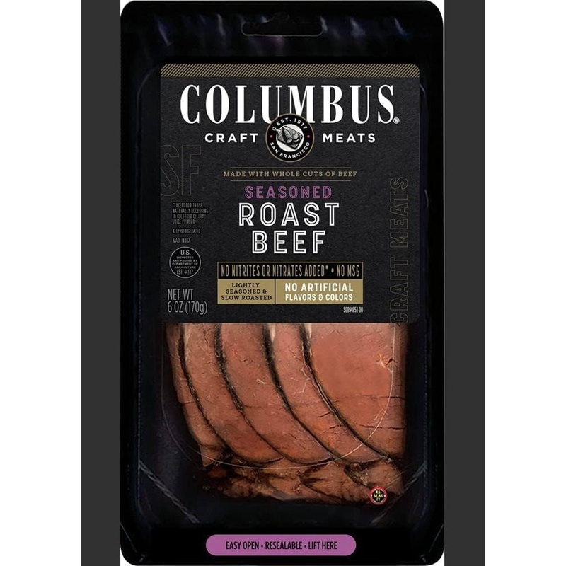 COLUMBUS Seasoned Sliced Roast Beef