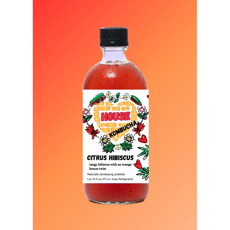 HOUSE KOMBUCHA Citrus Hibiscus