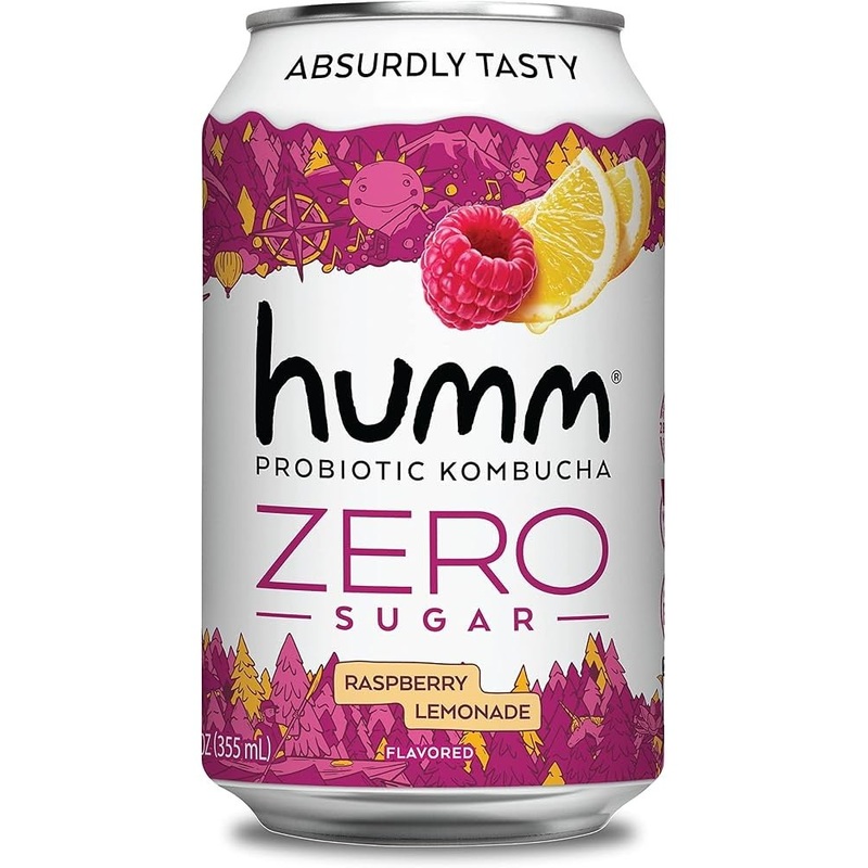 HUMM Raspberry Lemonade Kombucha