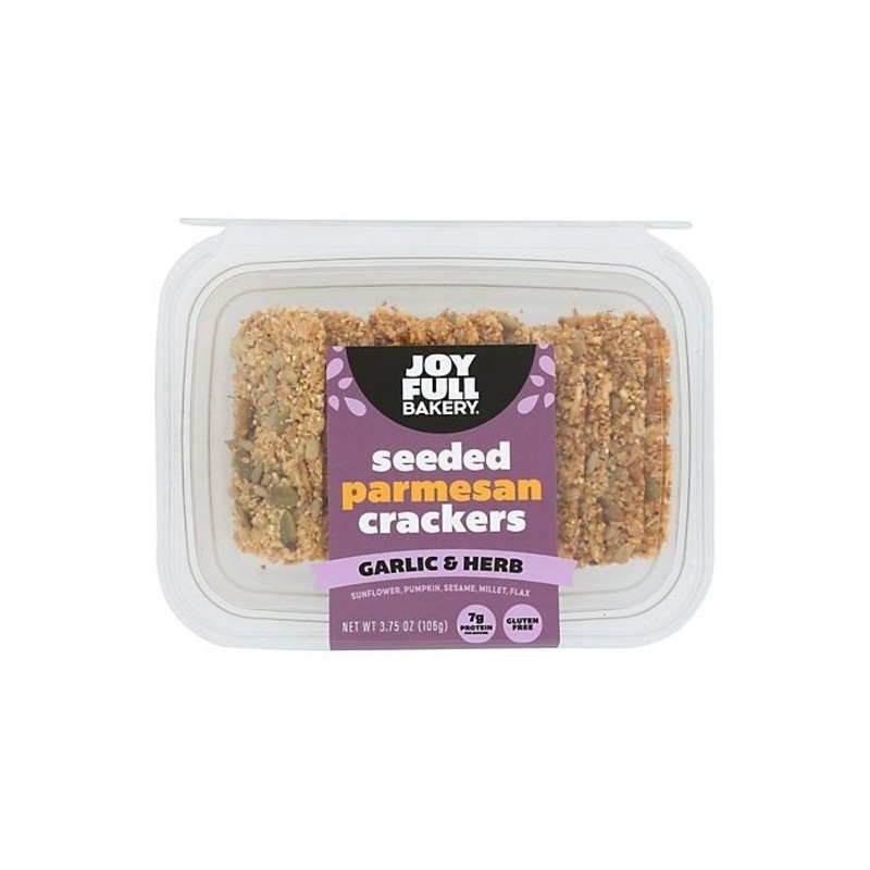 JOYFULL Seeded Parmesan Cracker Garlic & Herb