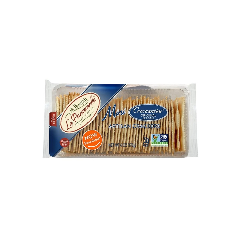 LA PANZANELLA Croccantini Original Sea Salt Artisan Crackers