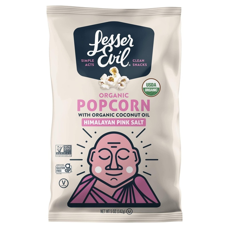 LESSER EVIL Himalayan Pink Salt Popcorn