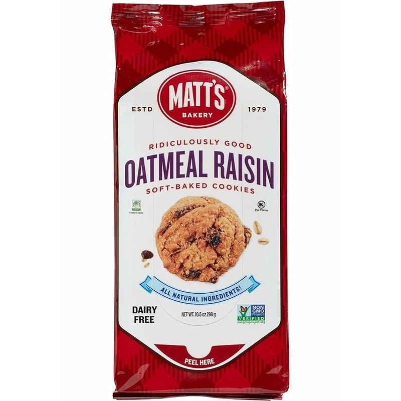 MATT'S COOKIES Oatmeal Raisin Soft-Baked Cookies