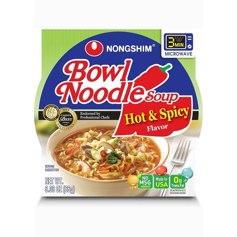 NONGSHIM Hot & Spicy Noodle Soup