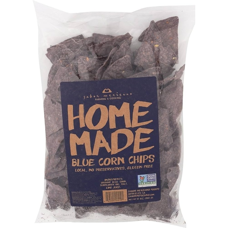 SABOR MEXICANO Home Made Blue Corn Tortilla Chips