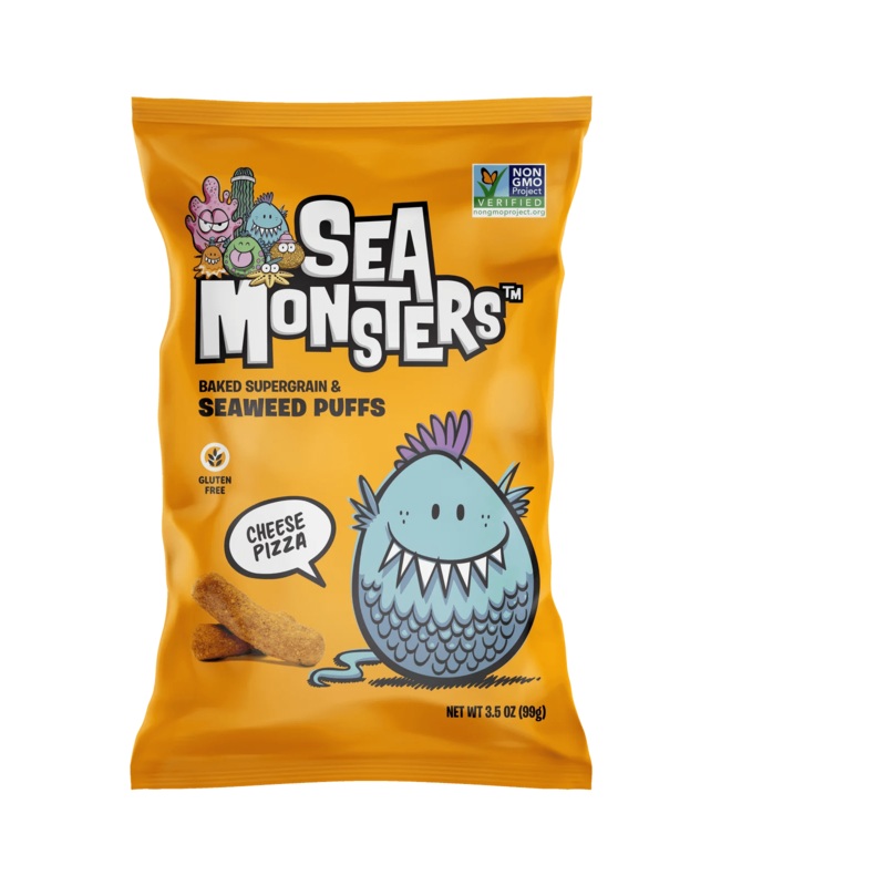 SEA MONSTERS Seaweed Puffs Cheese Pizza