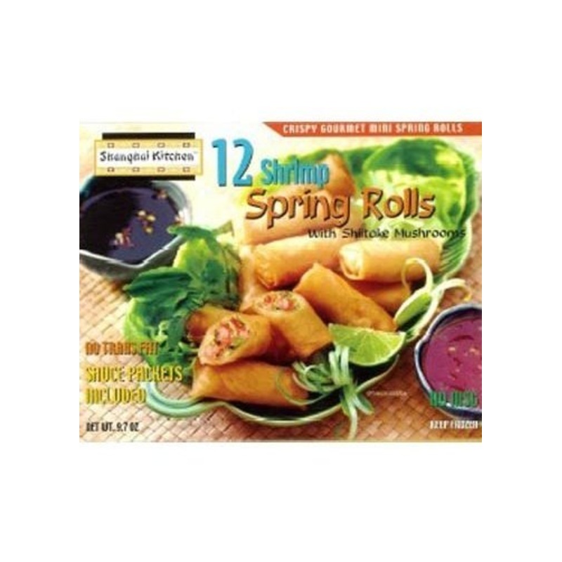 SHANGHAI KITCHEN Shrimp Spring Rolls 12pc