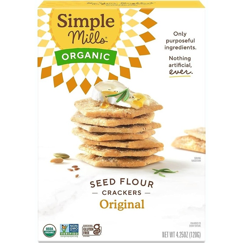 SIMPLE MILLS Organic Seed Flour Crackers Original