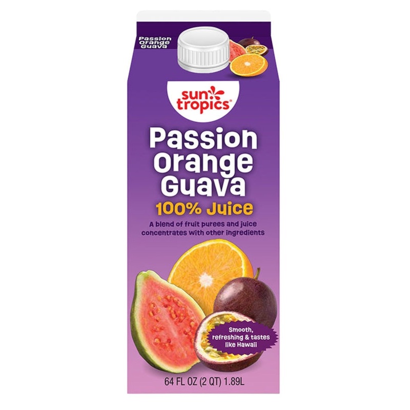 SUNTROPICS Passion Orange Guava Juice