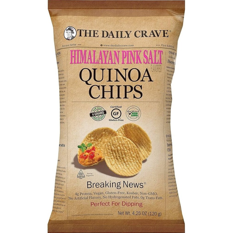 THE DAILY CRAVE Himalayan Pink Salt Quinoa Chips
