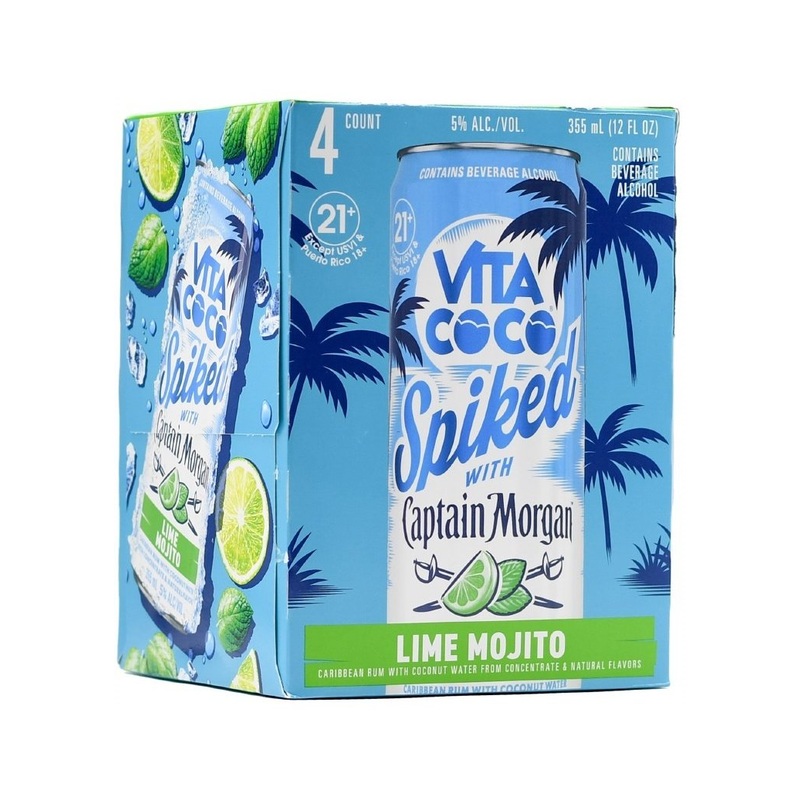 VITA COCO COCKTAIL Captain Morgan Lime Mojito 4PK