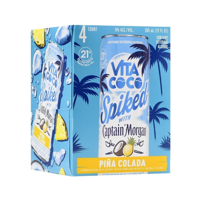 VITA COCO COCKTAIL Captain Morgan Pina Colada 4PK