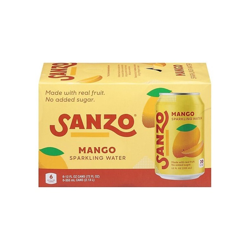 Water Sparklng Mango 6Pk
