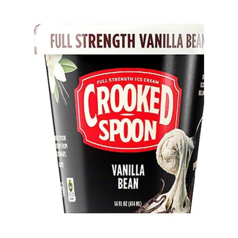 CROOKED SPOON Gluten Free Vanilla Bean Ice Cream