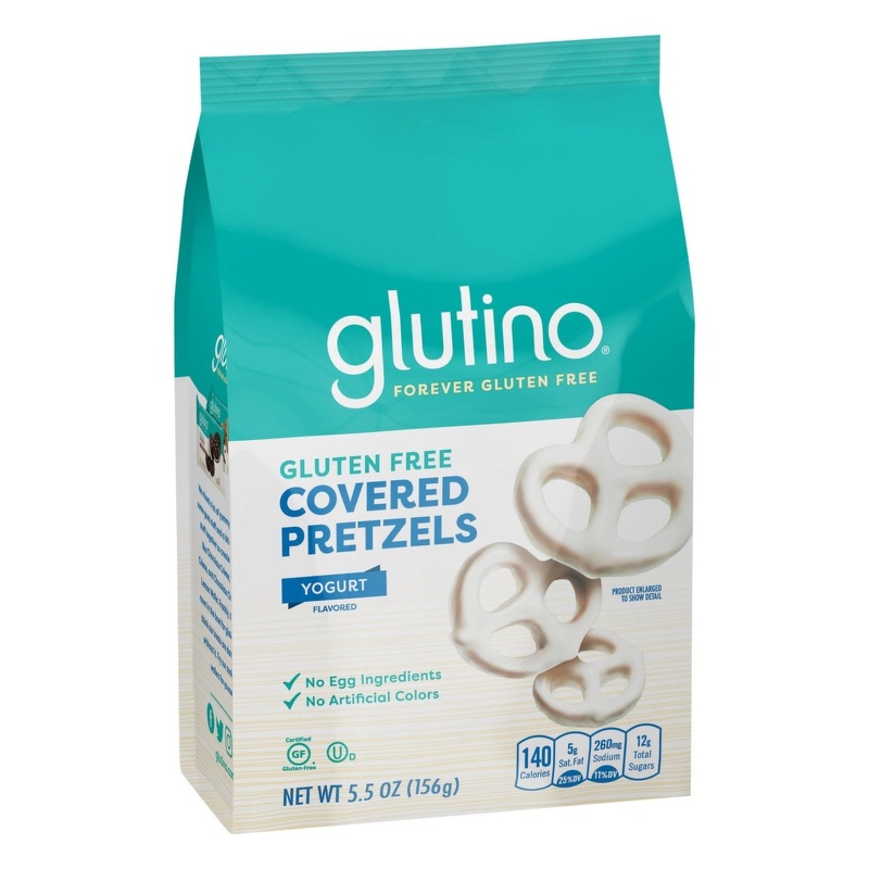 GLUTINO Gluten-Free Covered Yogurt Pretzels