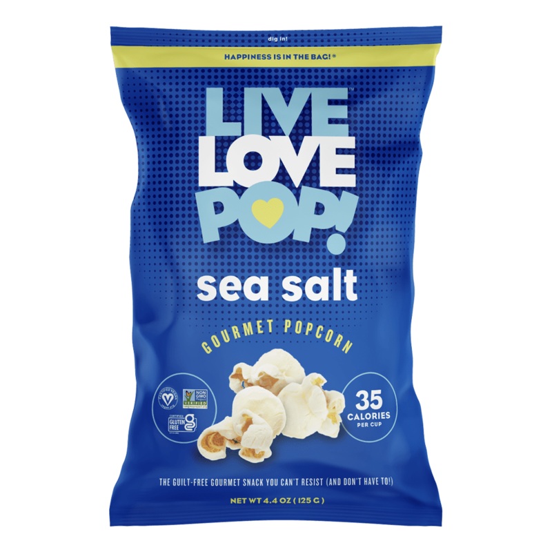 LIVE LOVE POP Sea Salt Popcorn