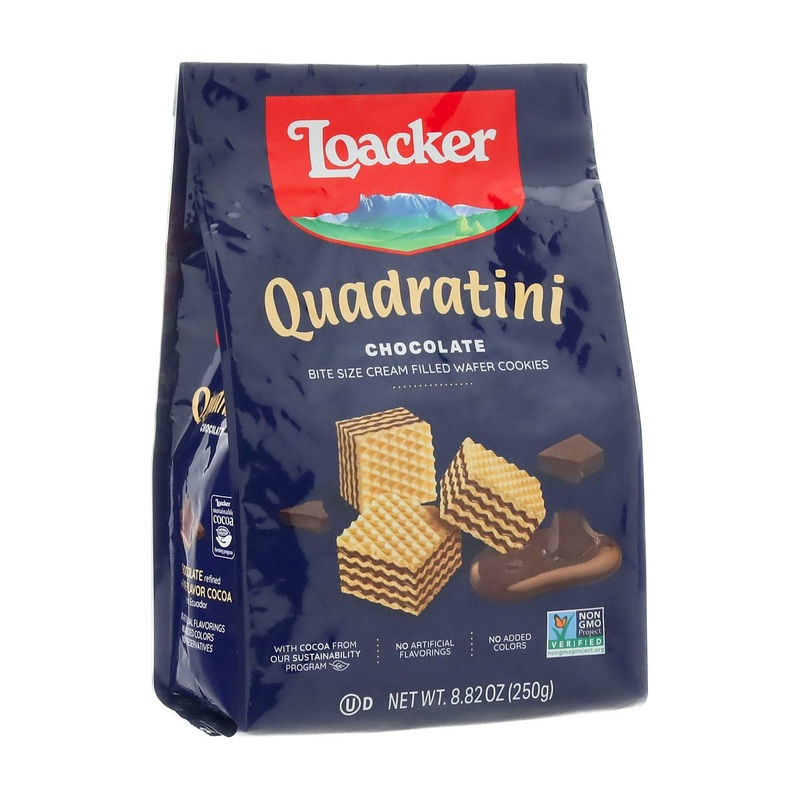 LOACKER Quadratini Chocolate Wafers