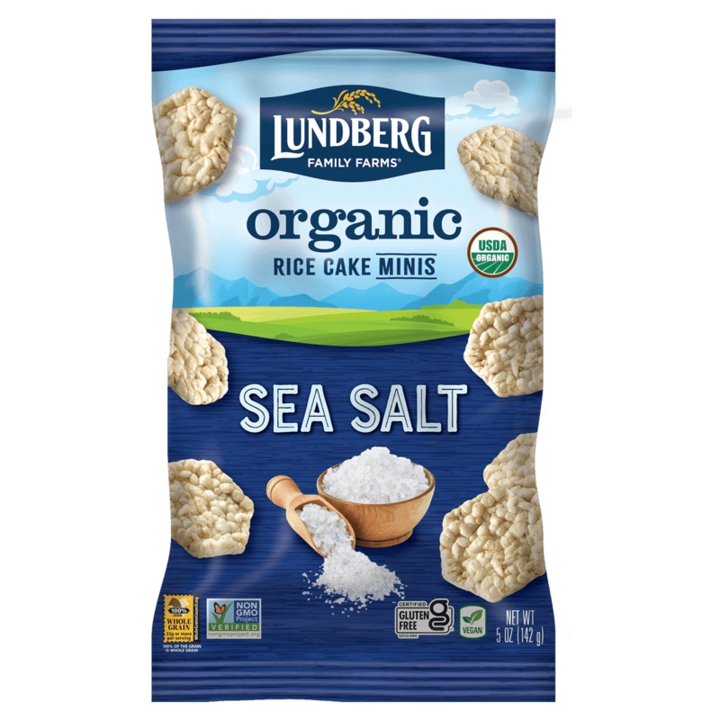 LUNDBERG FAMILY FARMS Organic Sea Salt Rice Cakes